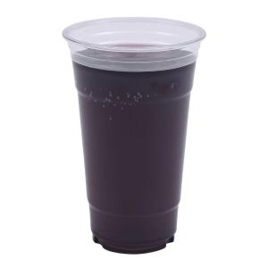 Boardwalk Clear Plastic Cold Cups, 24 oz, PET, 50 Cups/Sleeve, 12 Sleeves/Carton