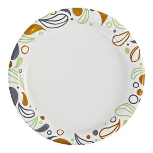 Boardwalk Deerfield Printed Paper Plates, 6″ Dia, Coated/soak Proof, Multicolor, 250/pack, 4 Packs/carton