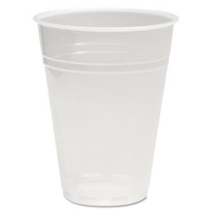 Boardwalk Translucent Plastic Cold Cups, 9 oz, Polypropylene, 100 Cups/Sleeve, 25 Sleeves/Carton