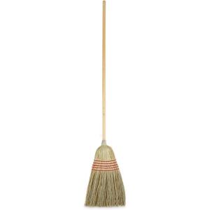 C-BROOM PARLOR MIXED FIBER WOOD HANDLE