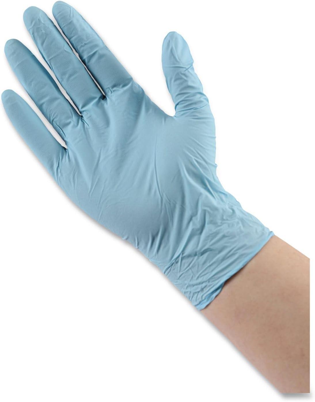 image:imageBoardwalk 382XLBXA 5 mil Disposable Examination Nitrile Gloves XLarge Blue 100Box