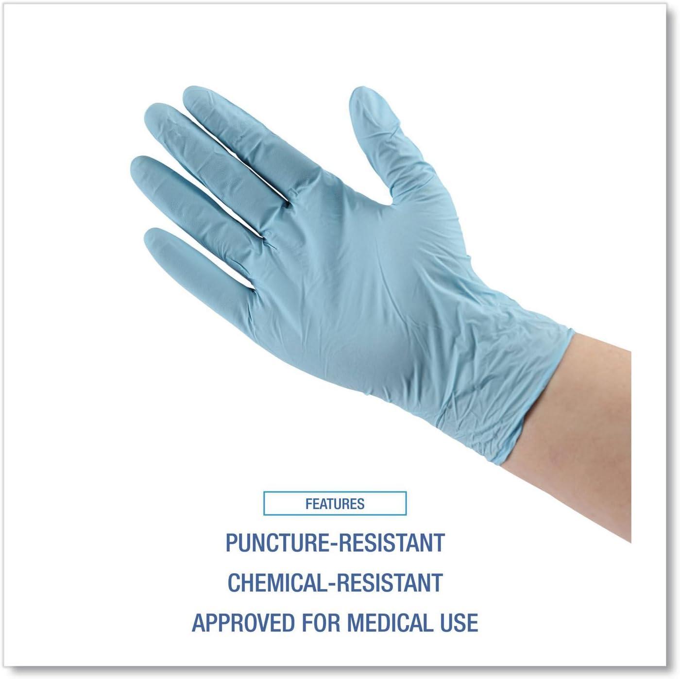 image:imageBoardwalk 382XLBXA 5 mil Disposable Examination Nitrile Gloves XLarge Blue 100Box