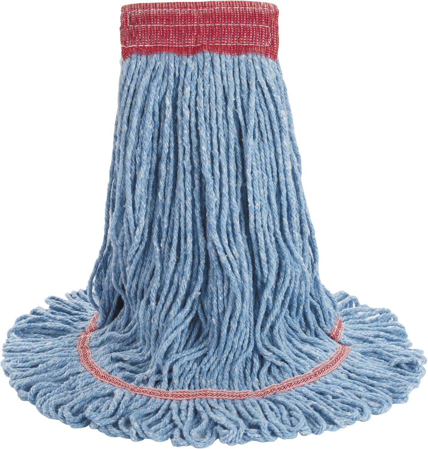 image:imageBoardwalk 503BLEA Su Loop Wet Mop Head CottonSynthetic Large Size BlueBlue