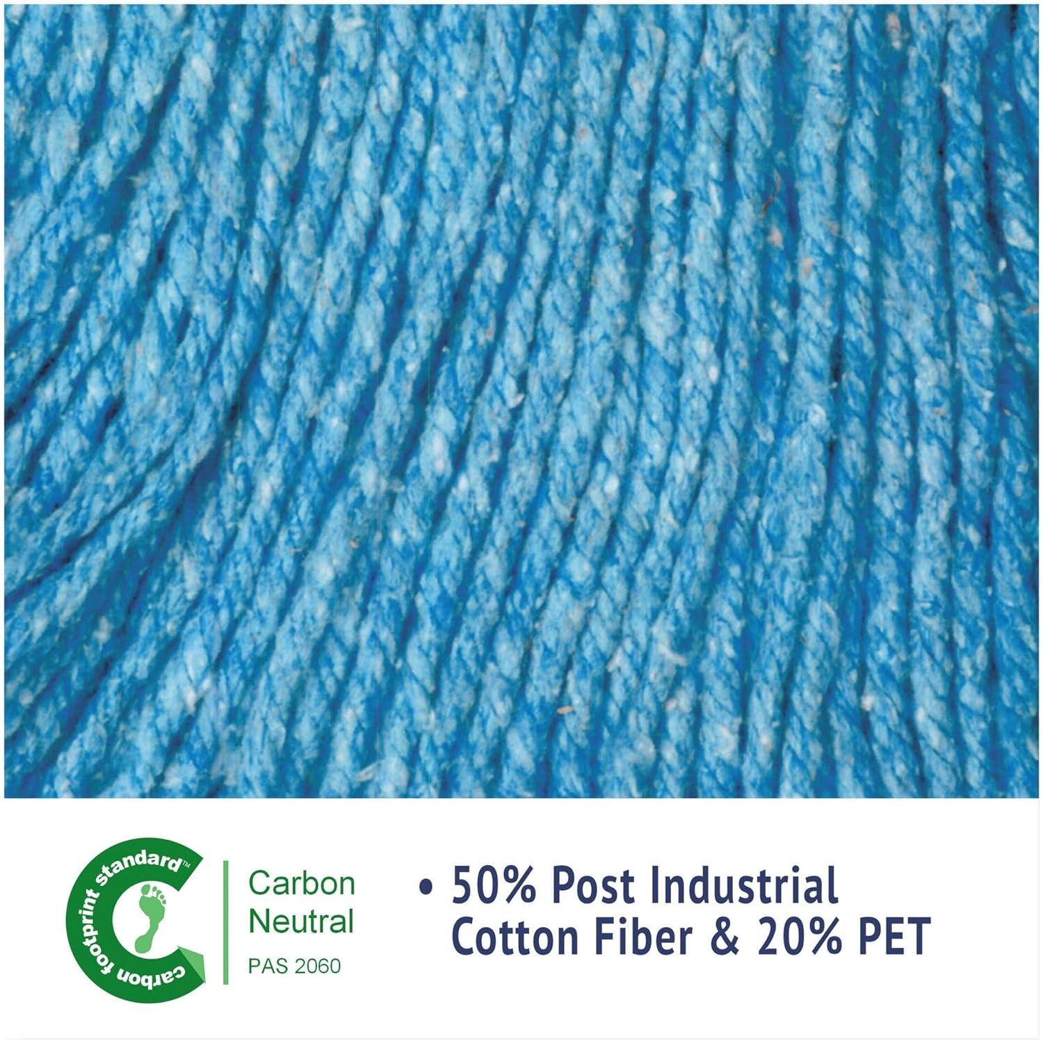 image:imageBoardwalk 503BLEA Su Loop Wet Mop Head CottonSynthetic Large Size BlueBlue