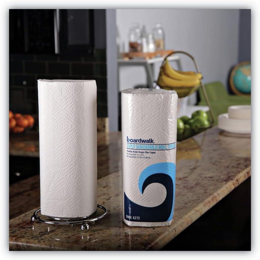 image:imageBoardwalk 6273 Perforated Paper Towel Roll 2Ply White 11 x 8 12 250 Sheets Per Roll Case of 12 RollsWhite