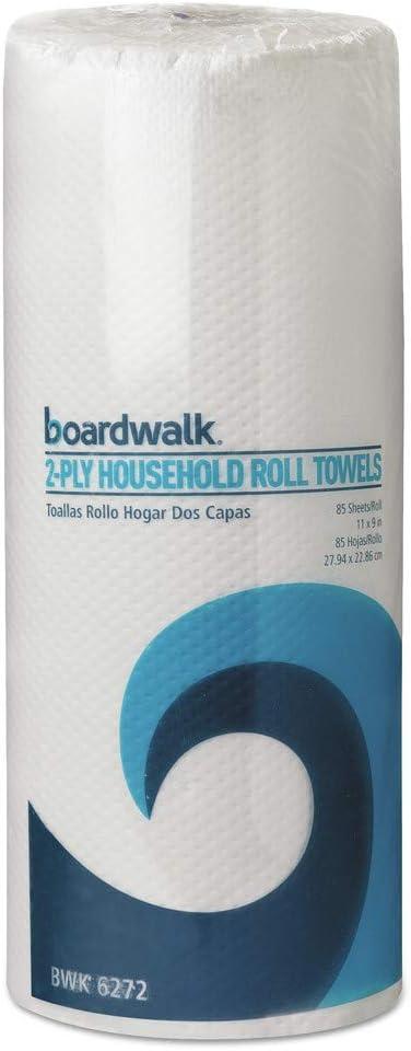 image:imageBoardwalk 6273 Perforated Paper Towel Roll 2Ply White 11 x 8 12 250 Sheets Per Roll Case of 12 RollsWhite