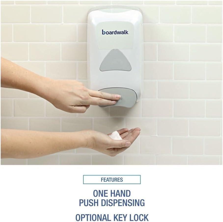 image:imageBoardwalk 675406GCE00VL 61 in x 106 in x 51 in 1250 mL Soap Dispenser Gray