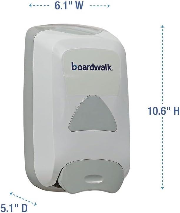 image:imageBoardwalk 675406GCE00VL 61 in x 106 in x 51 in 1250 mL Soap Dispenser Gray