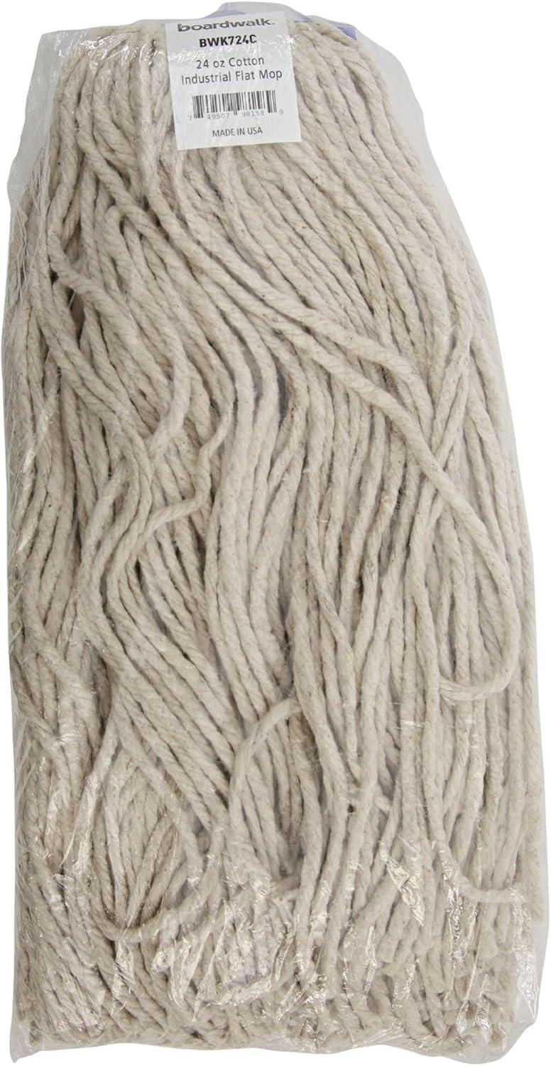 image:imageBoardwalk 724CEA CutEnd LieFlat Wet Mop Head Cotton 24oz White