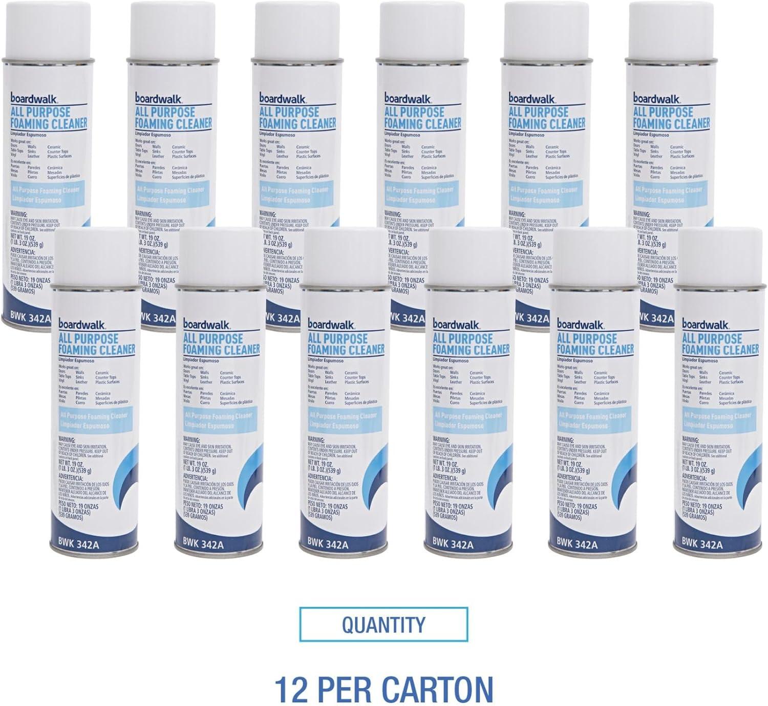 image:imageBoardwalk AllPurpose Foaming Cleaner with Ammonia 19 Oz Aerosol Spray