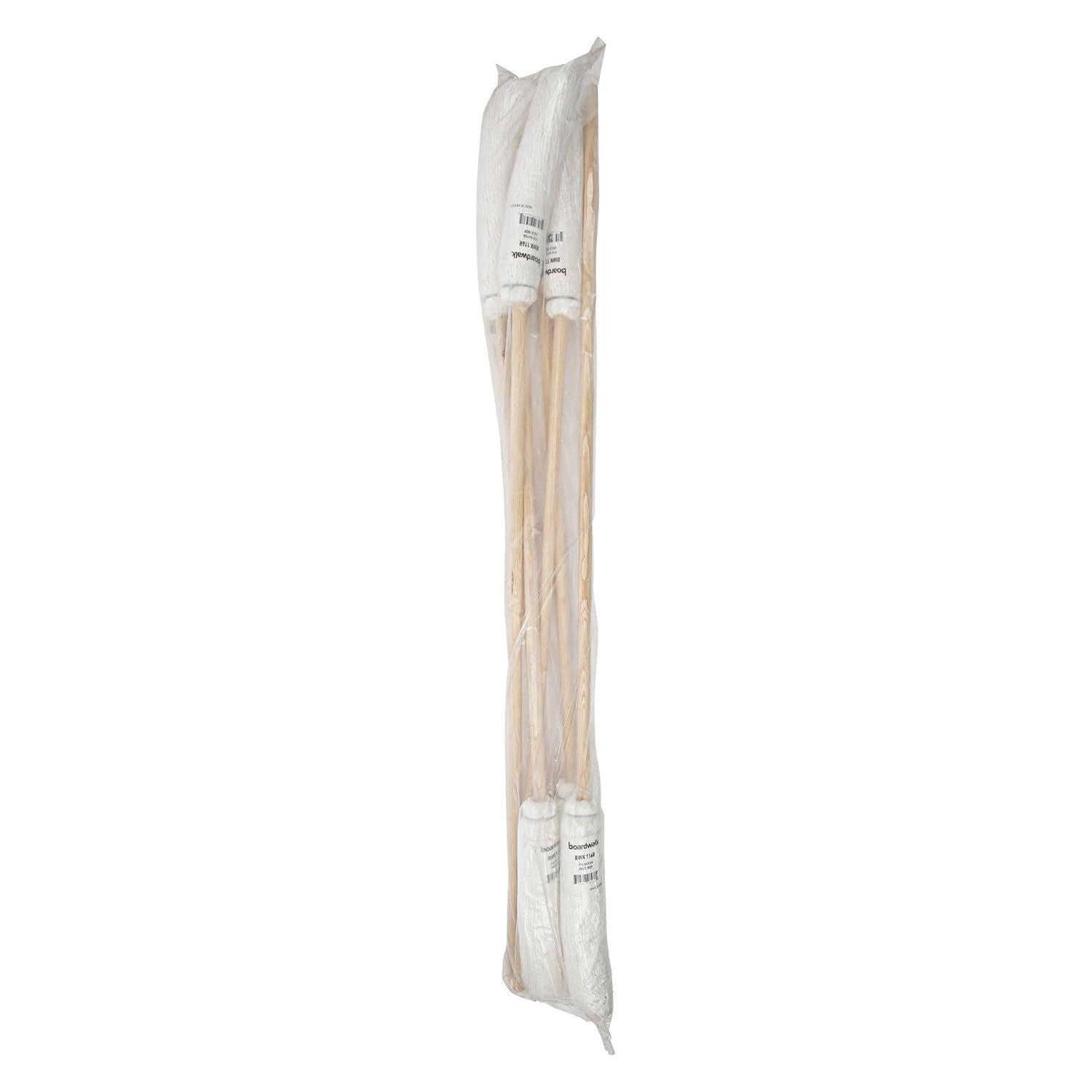 image:imageBoardwalk BWK116R 16 oz Rayon Fiber Head Deck Mop with Wooden Handle 6Carton