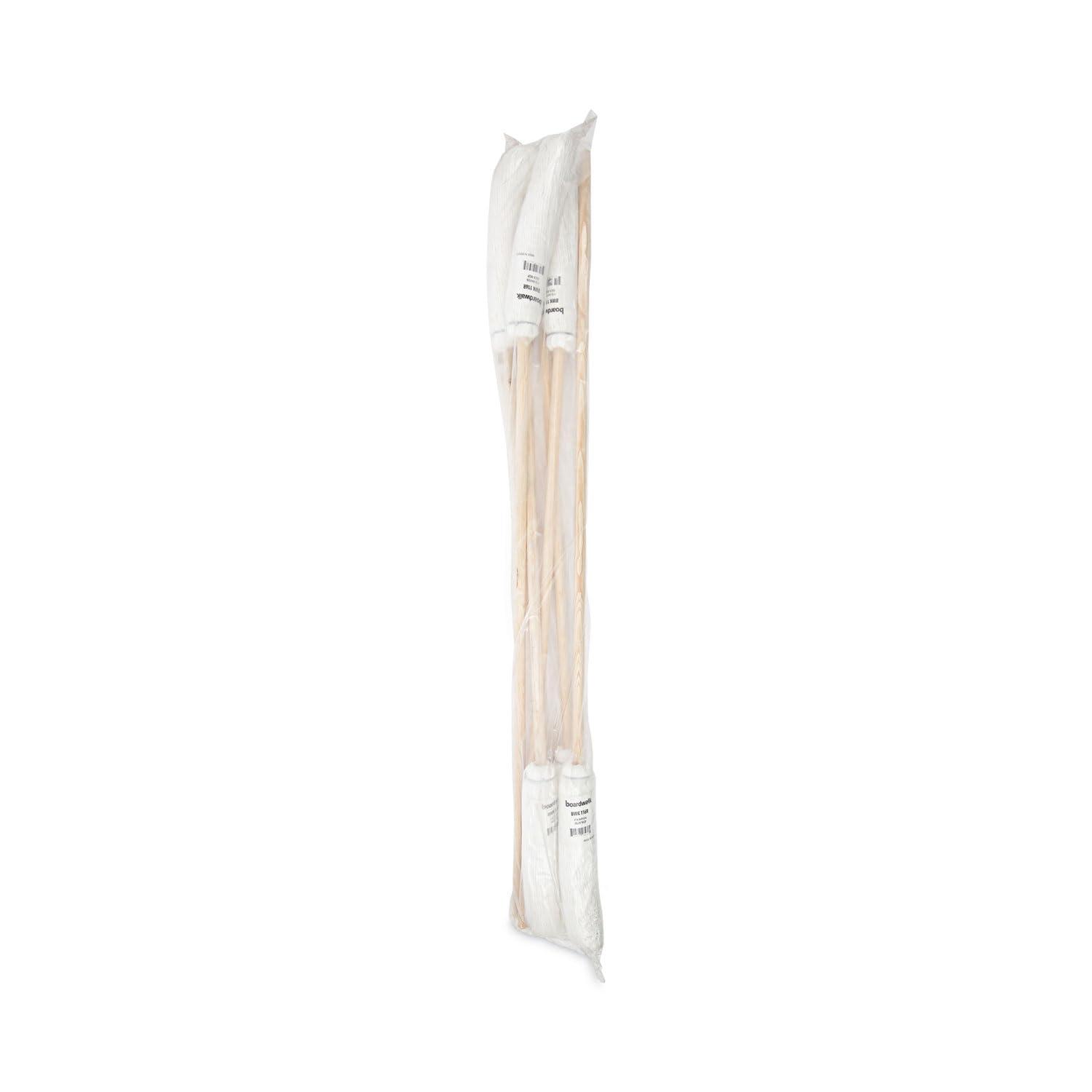 image:imageBoardwalk BWK116R 16 oz Rayon Fiber Head Deck Mop with Wooden Handle 6Carton