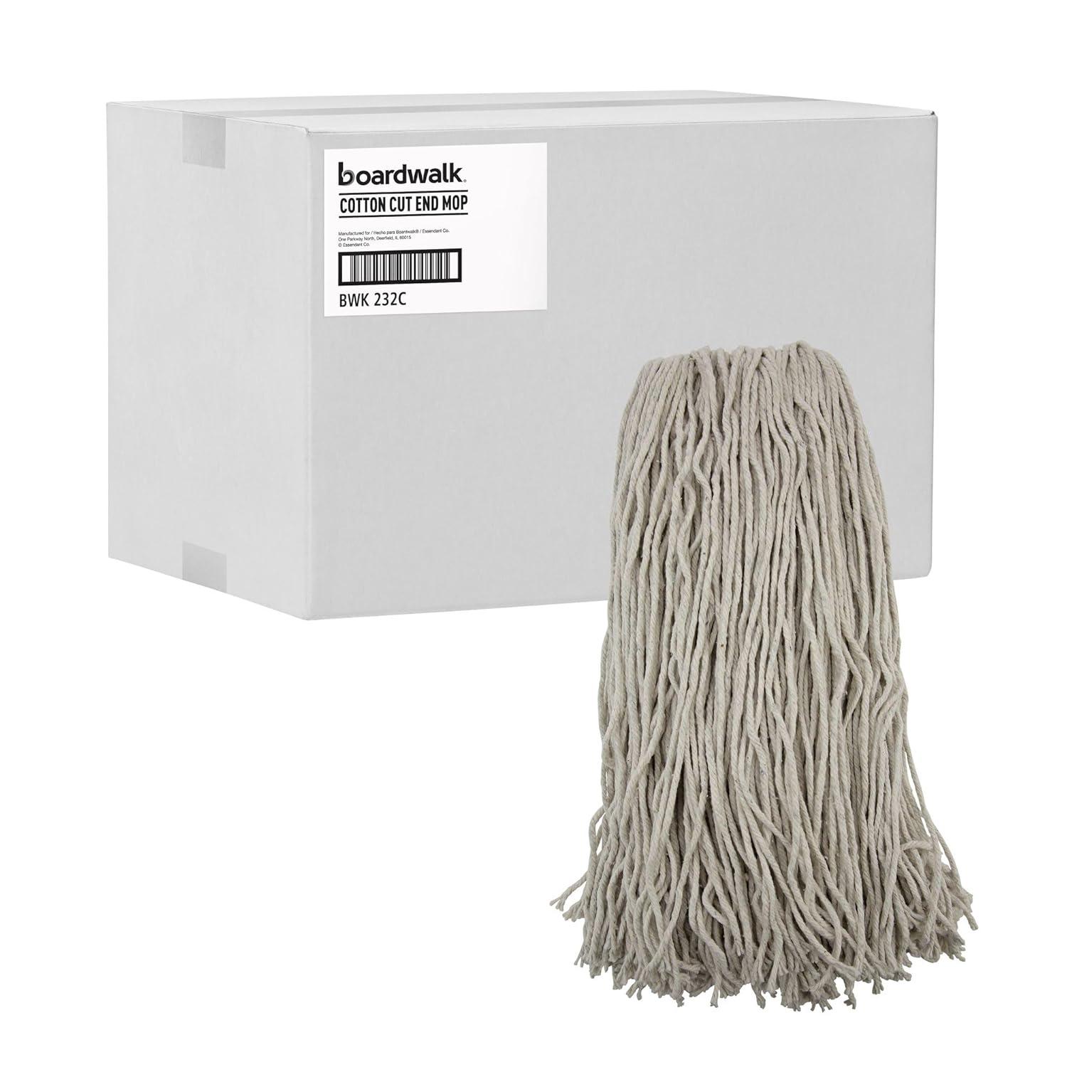 image:imageBoardwalk BWK232C 32 oz Cotton Fiber Premium Standard Head White 12Carton