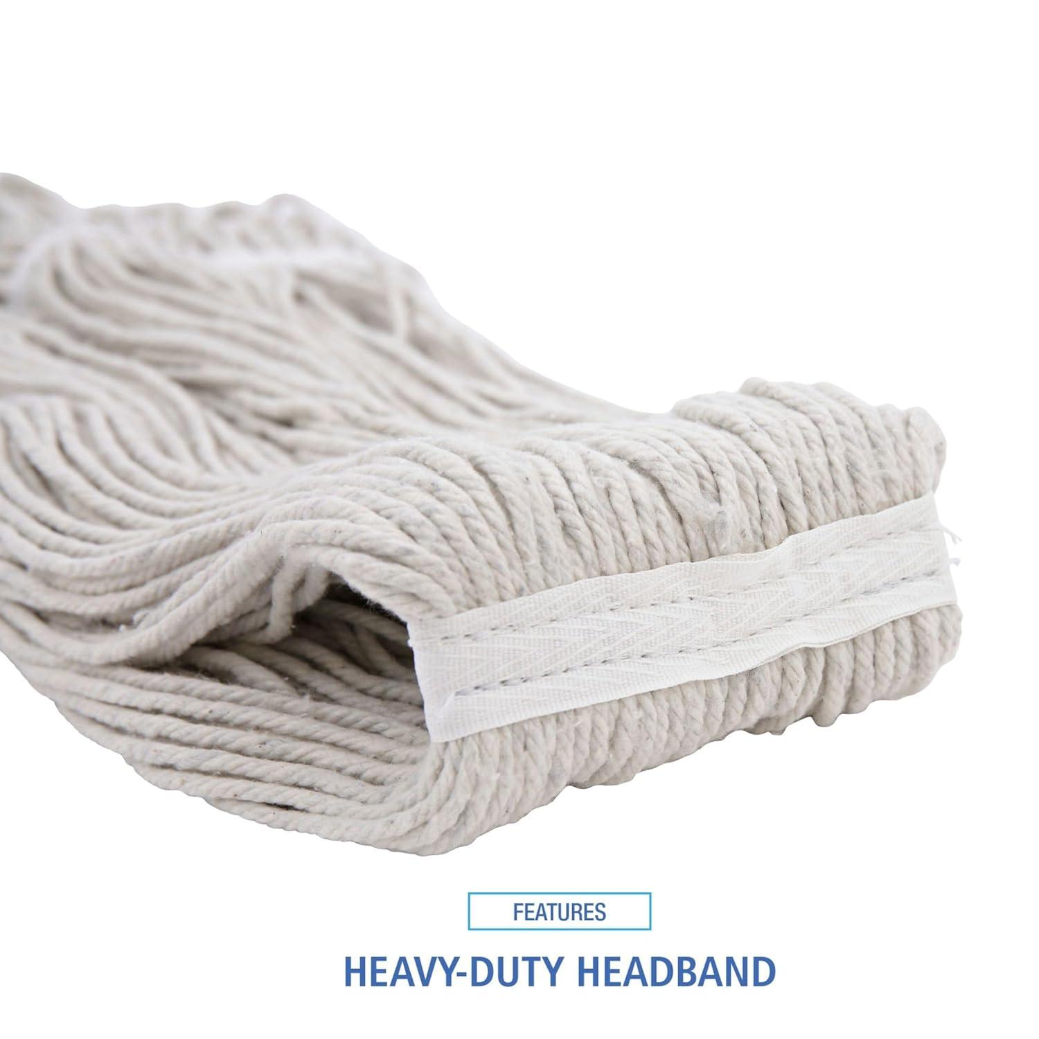image:imageBoardwalk BWK232C 32 oz Cotton Fiber Premium Standard Head White 12Carton