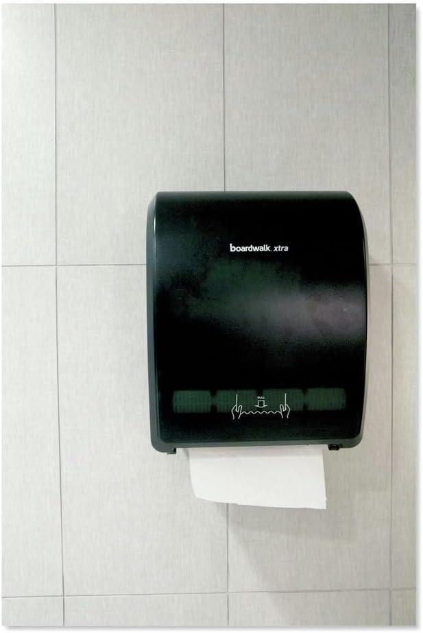 image:imageBoardwalk BWK29GREEN 1231 x 931 x 1594 Xtra Mechanical HandsFree Towel Dispenser Black 1Carton