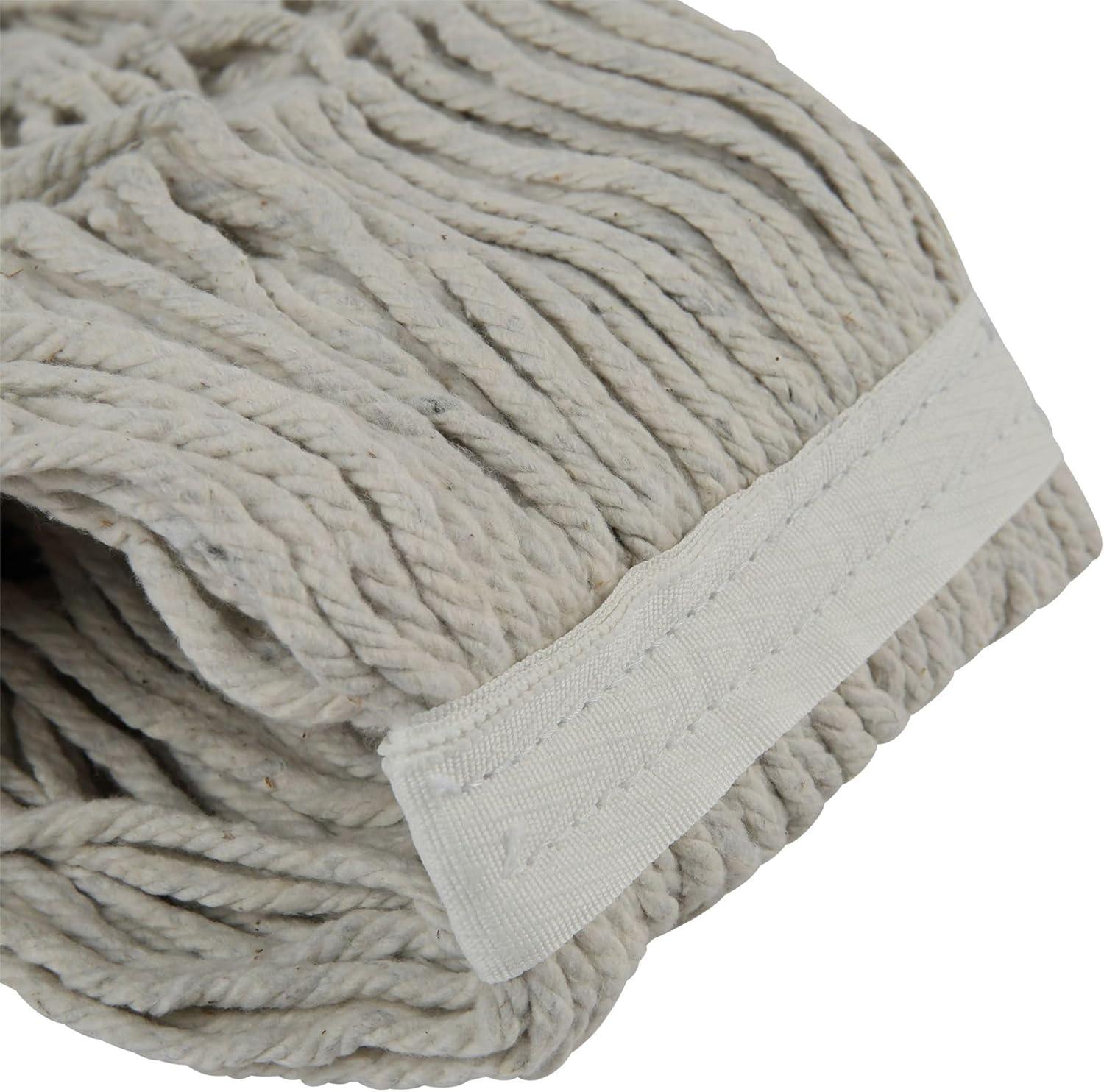 image:imageBoardwalk BWKCM02024S 24 Banded Cotton Mop Heads White 12Carton