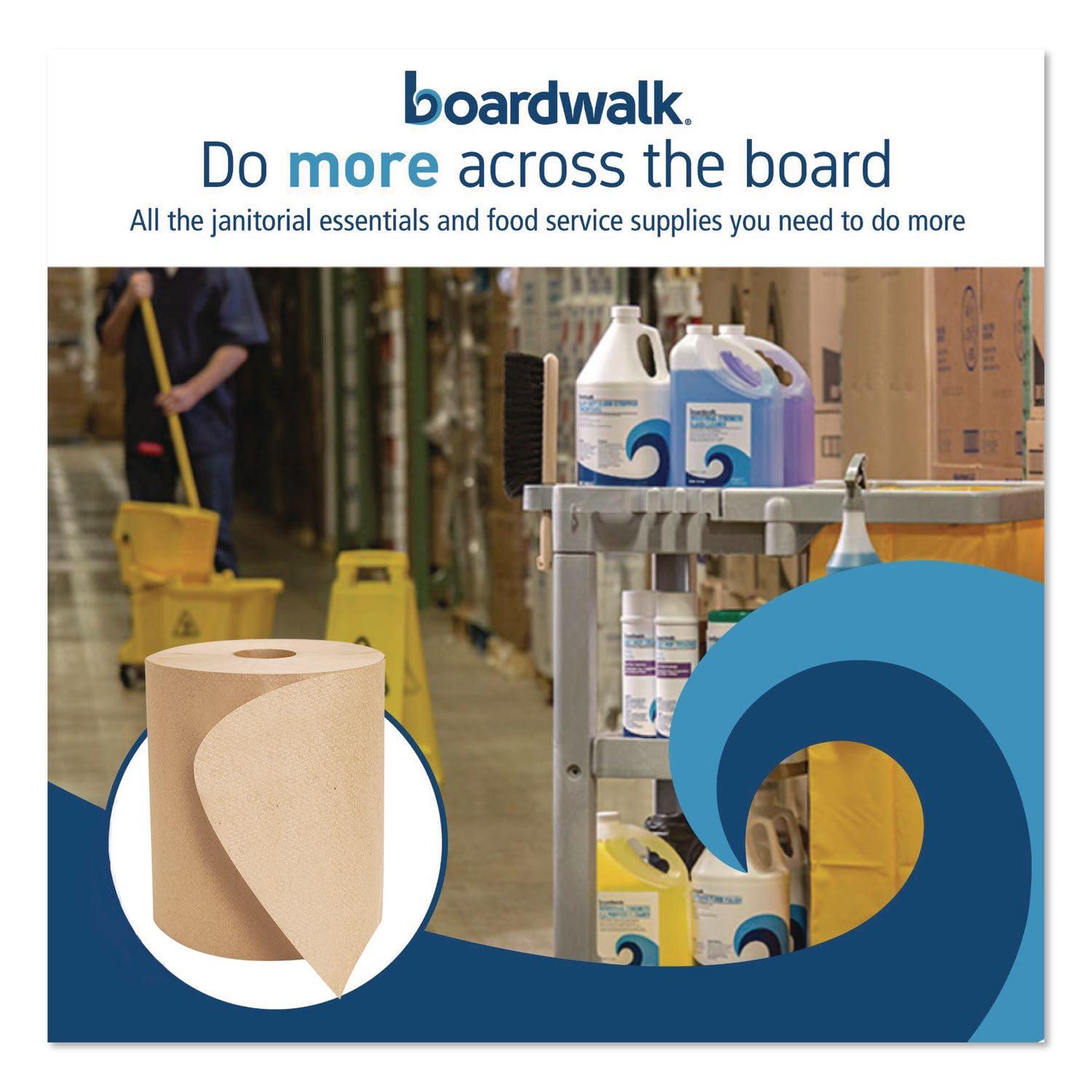 image:imageBoardwalk Boardwalk Green Universal Roll Towels 1Ply 8 x 800 ft Natural White 6 RollsCartonNatural