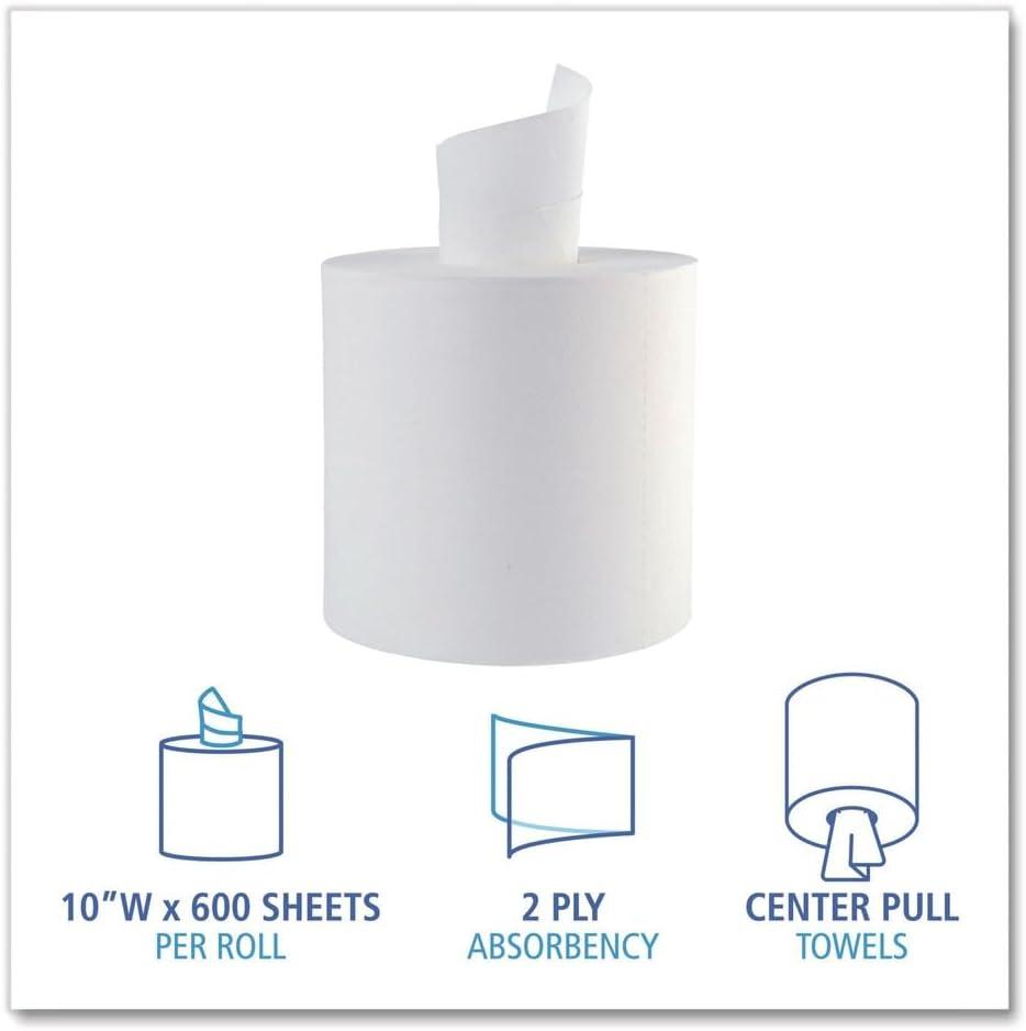 image:imageBoardwalk CenterPull Roll Towels 2Ply 10w White 600Roll 6Cartonwhite