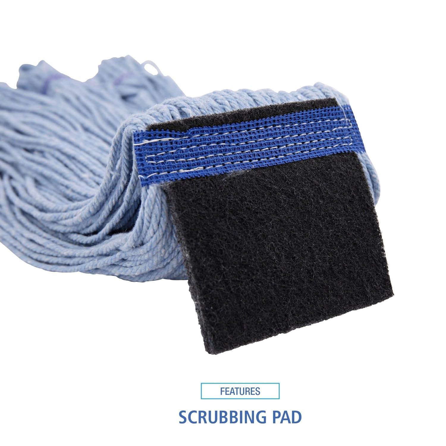 image:imageBoardwalk Mop Head LoopEnd Cotton with Scrub Pad Large 12Carton