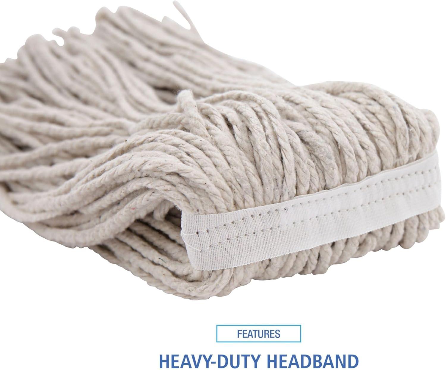 image:imageBoardwalk Premium CutEnd Wet Mop Heads Cotton 16oz White 12Carton