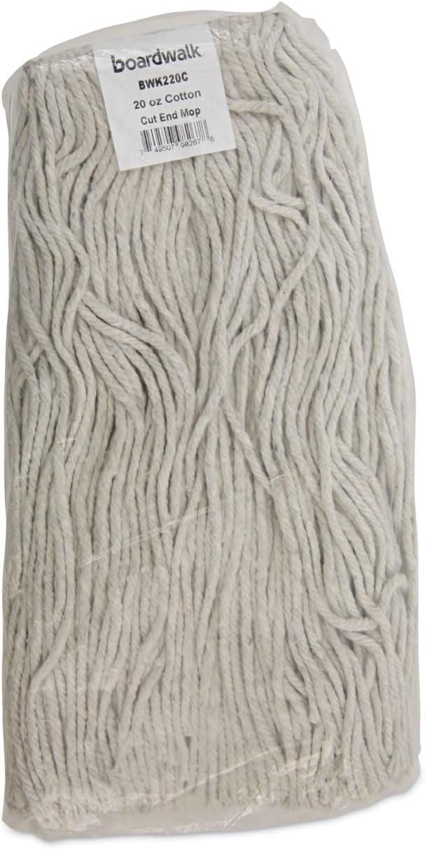 image:imageBoardwalk Premium CutEnd Wet Mop Heads Cotton 20oz White 12Carton
