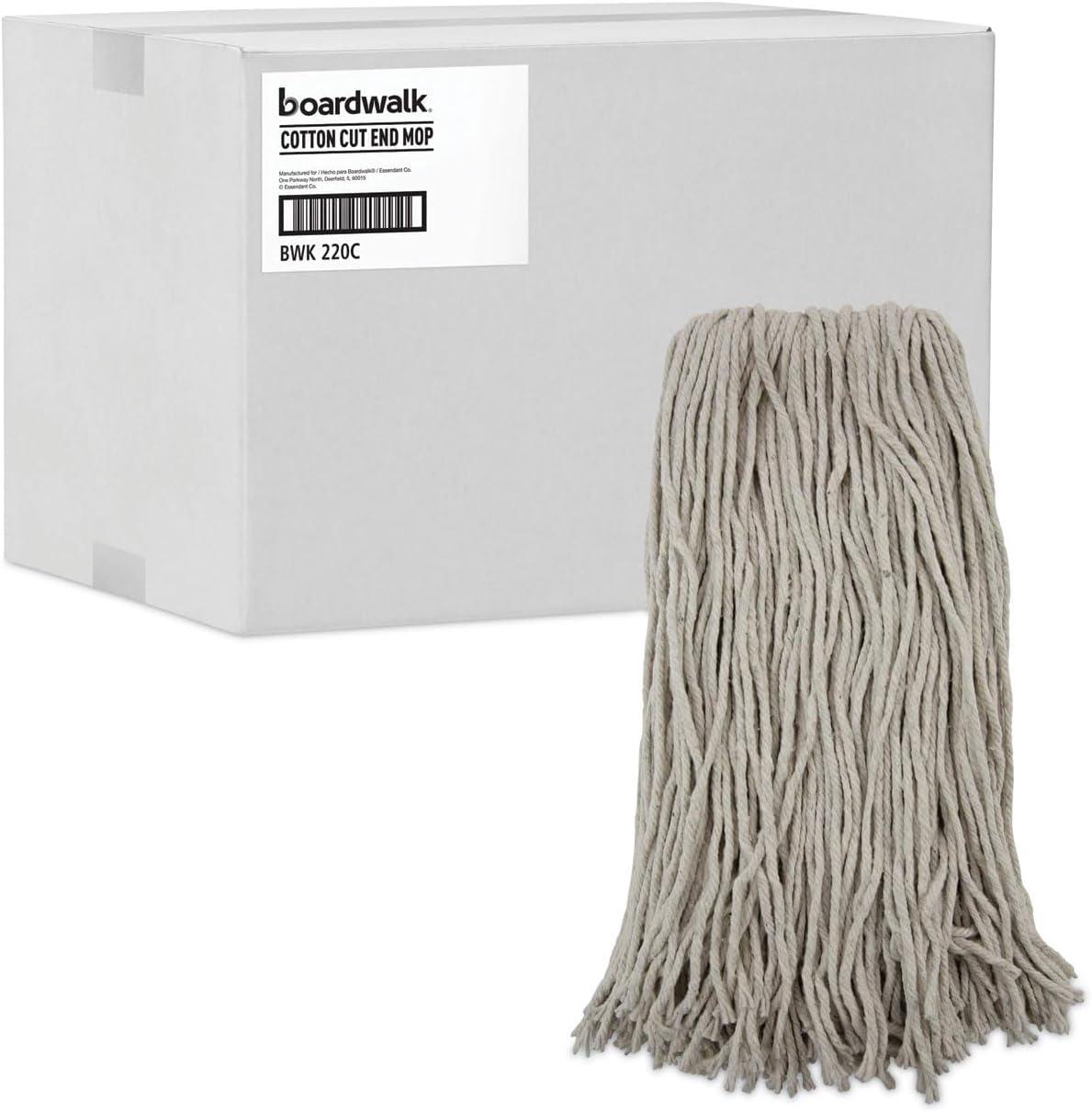 image:imageBoardwalk Premium CutEnd Wet Mop Heads Cotton 20oz White 12Carton