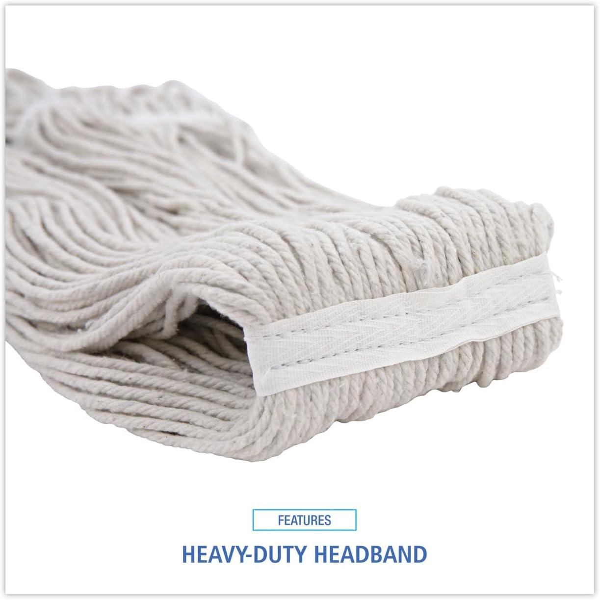 image:imageBoardwalk Premium CutEnd Wet Mop Heads Cotton 20oz White 12Carton