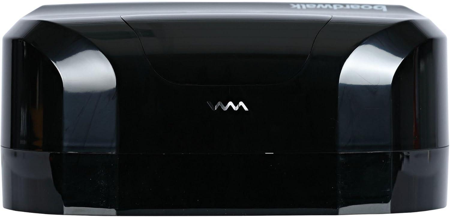 image:imageBoardwalk R3670BKBW 13 in x 675 in x 875 in Standard Twin Toilet Tissue Dispenser Black