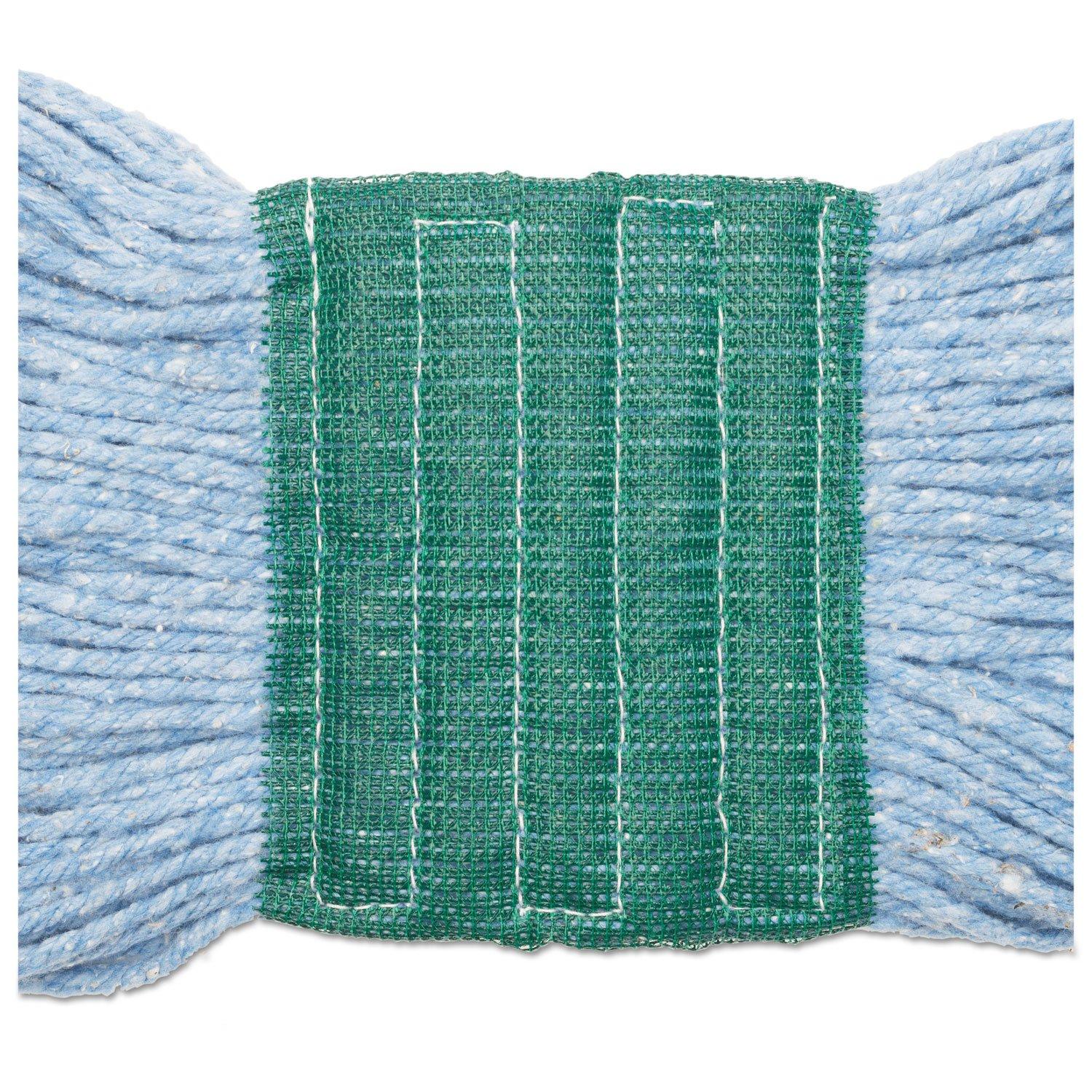 image:imageBoardwalk Super Loop Wet Mop Head CottonSynthetic Fiber 5 Headband Medium Size Blue 12Carton