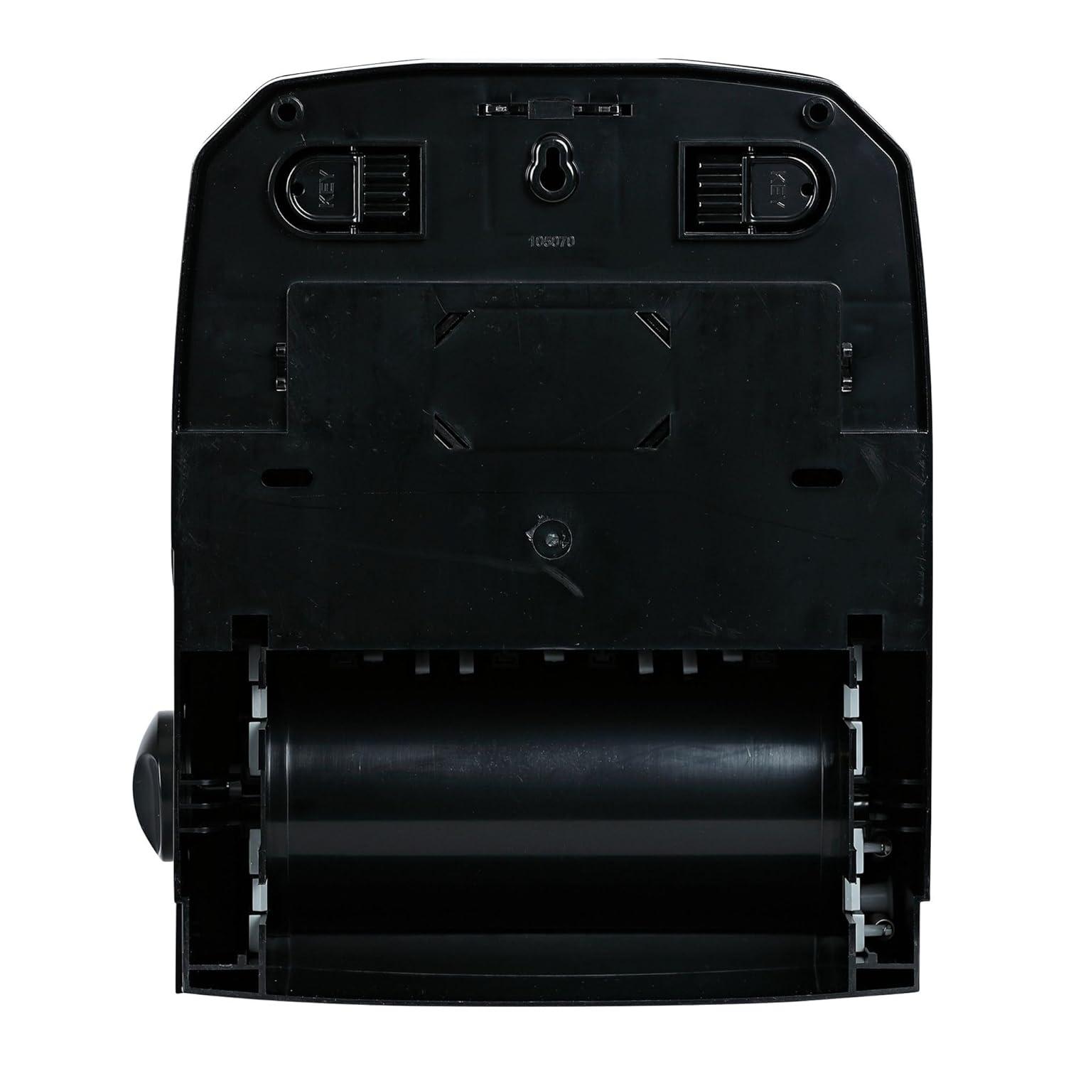 image:imageBoardwalk T7470BKBW 1325 in x 1025 in x 1625 in Hands Free Mechanical Towel Dispenser Black