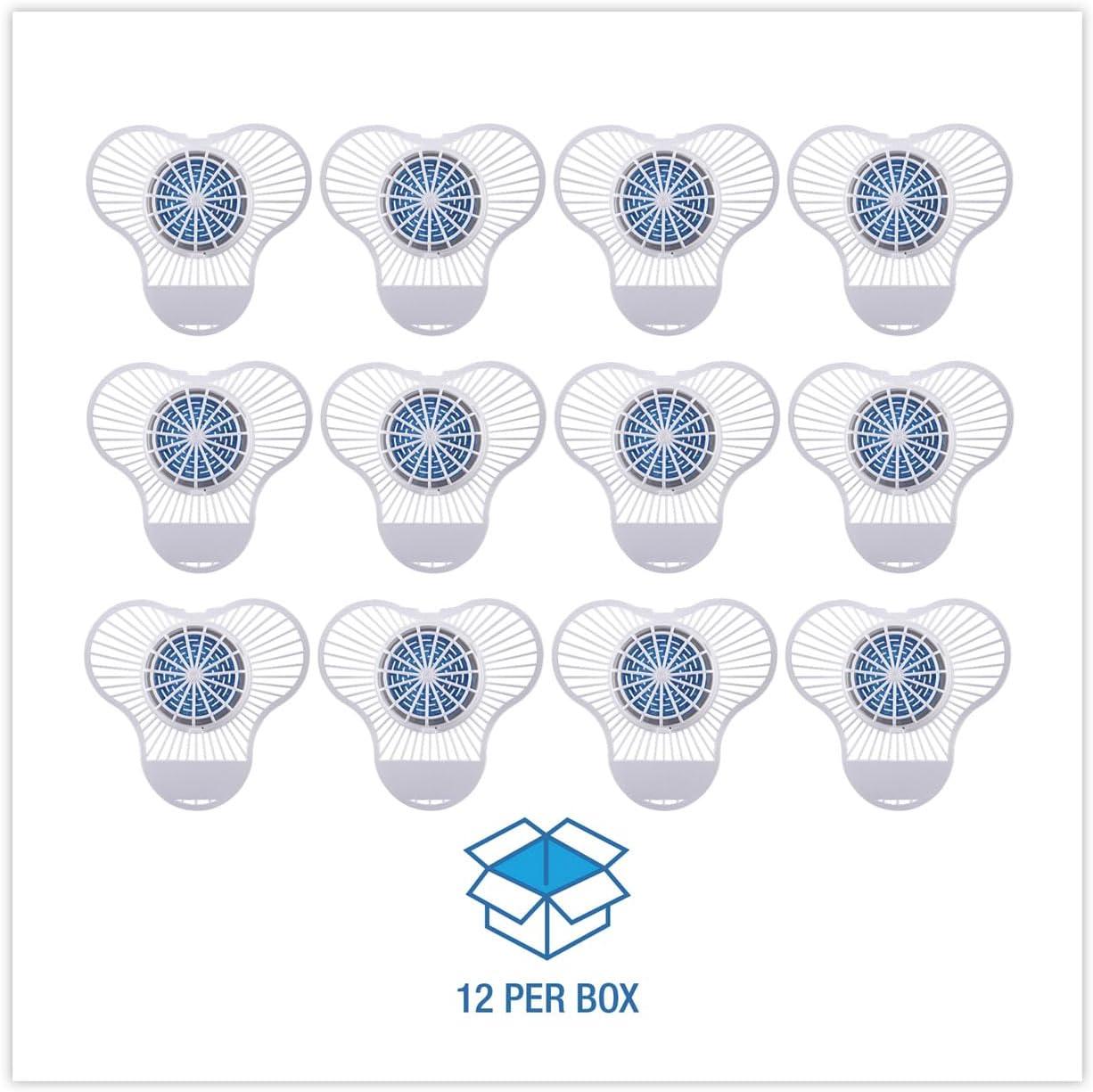 image:imageBoardwalk TBSP012I072M332143000 Green Apple Fragrance Urinal Screen with Nonpara Cleaner Block 12Box