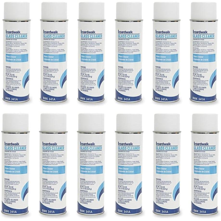 image:imageBoardwalk 341ACT Glass Cleaner Sweet Scent 185 oz Aerosol Can Case of 12