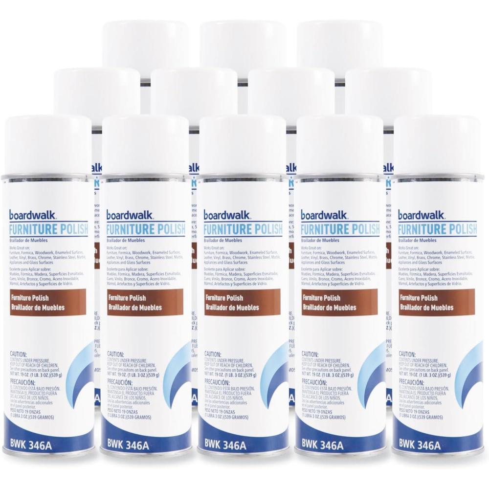 image:imageBoardwalk 346ACT Furniture Polish Lemon 19oz Aerosol Case of 12