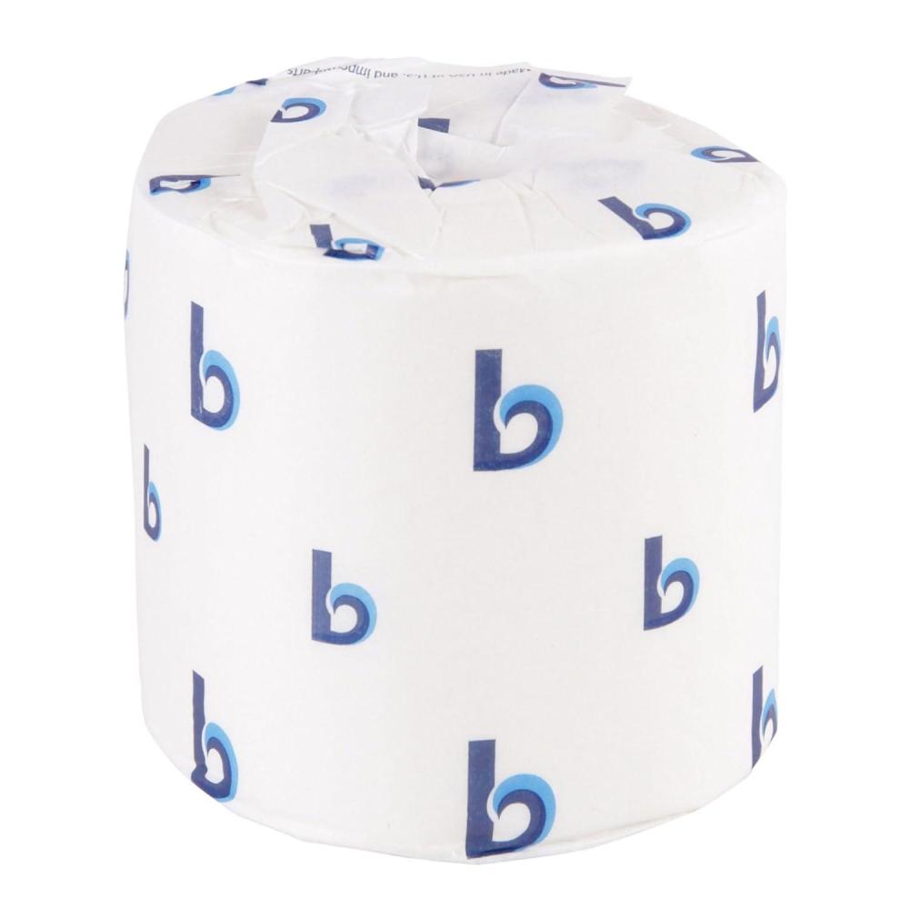 image:imageBoardwalk 6170 OnePly Toilet Tissue Sheets White 1000 Sheets per Roll Case of 96
