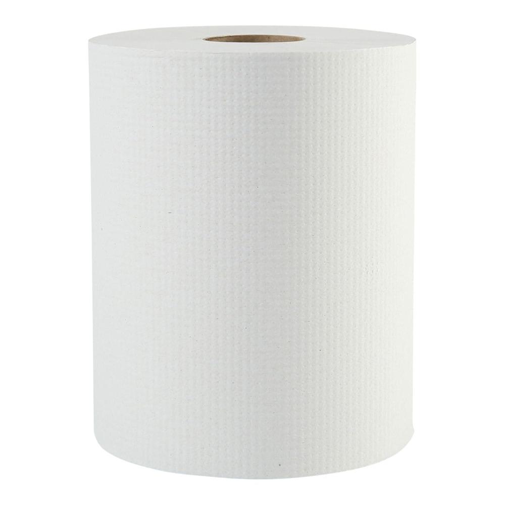 image:imageBoardwalk 6261 Hardwound Paper Towels 1Ply 8 x 600ft White 2 Core Case of 12 RollsWhite