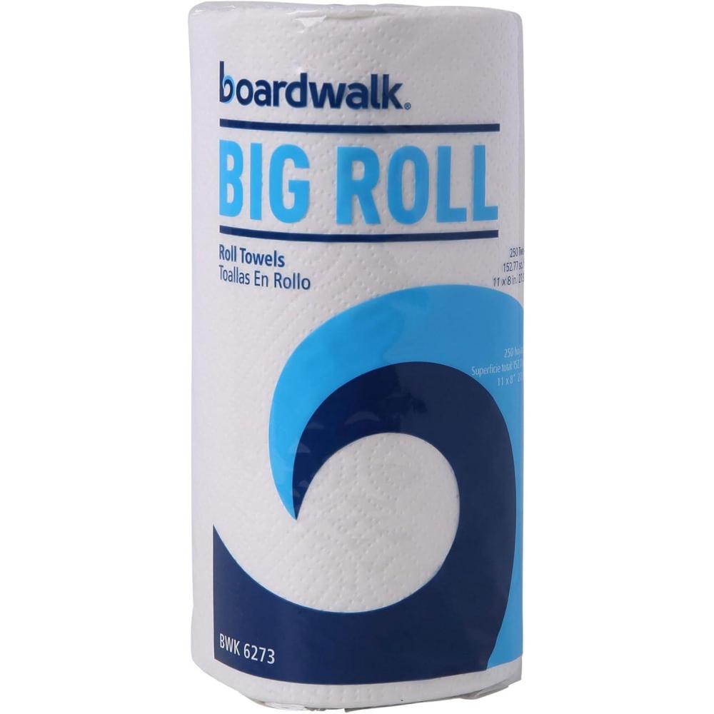 image:imageBoardwalk 6273 Perforated Paper Towel Roll 2Ply White 11 x 8 12 250 Sheets Per Roll Case of 12 RollsWhite
