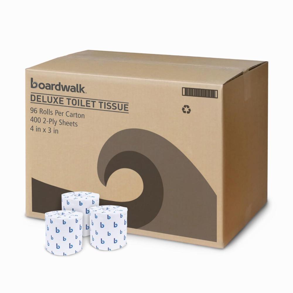 image:imageBoardwalk B6144 2Ply Septic Safe Toilet Tissue White 96Carton
