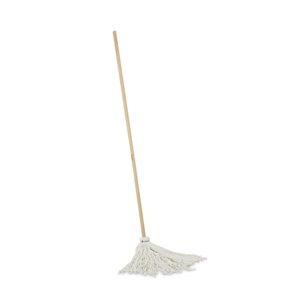 image:imageBoardwalk BWK116R 16 oz Rayon Fiber Head Deck Mop with Wooden Handle 6Carton