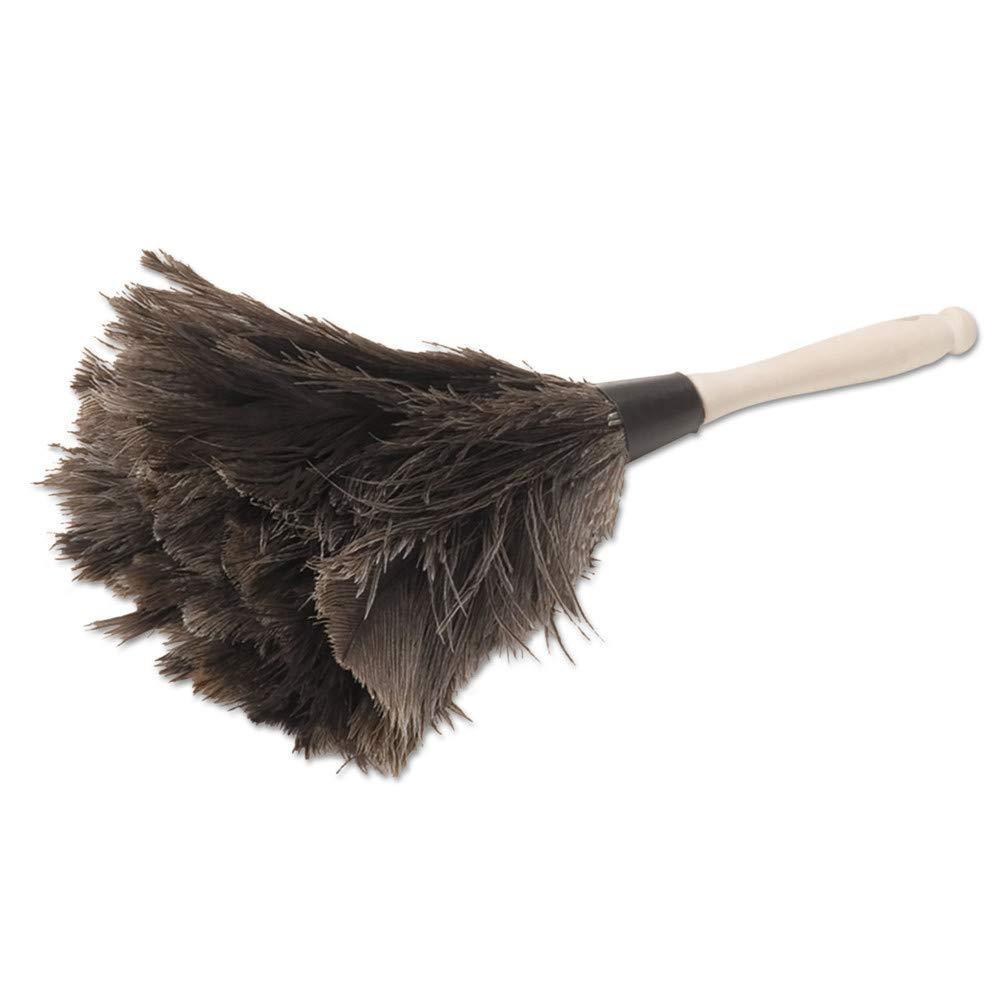 image:imageBoardwalk BWK12GY 4 in Handle Professional Ostrich Feather Duster