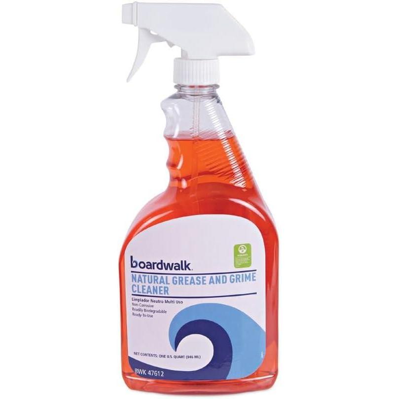 image:imageBoardwalk BWK47612EA 32 oz Spray Bottle Green Natural Grease and Grime Cleaner