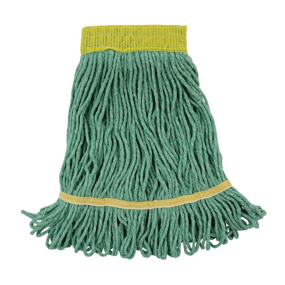 image:imageBoardwalk BWK501GN 5 in Headband Super Loop CottonSynthetic Fiber Wet Mop Head Small Green 12Carton