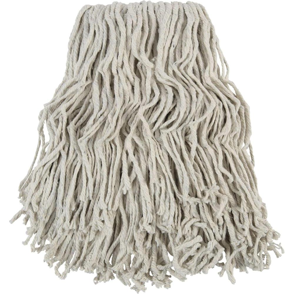 image:imageBoardwalk BWKCM02024S 24 Banded Cotton Mop Heads White 12Carton