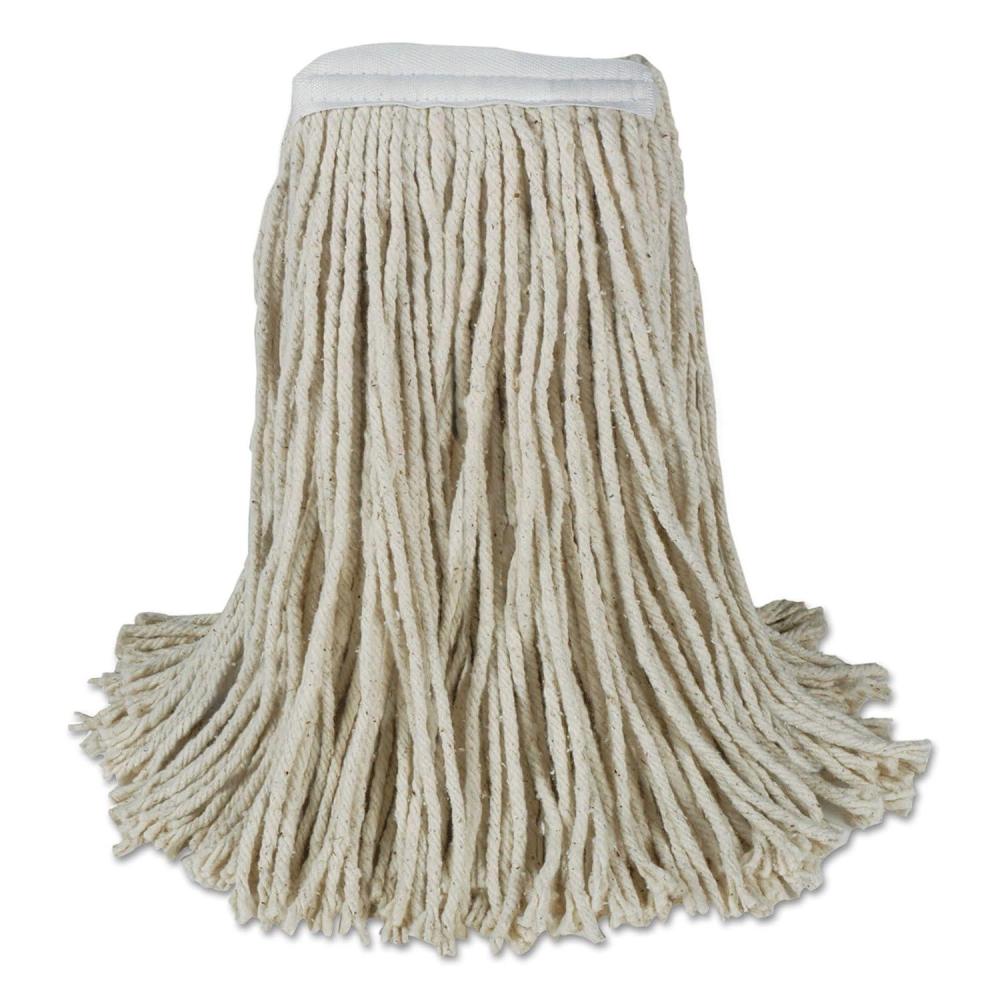 image:imageBoardwalk CM20020 Banded Cotton Mop Heads CutEnd 20 oz White Case of 12