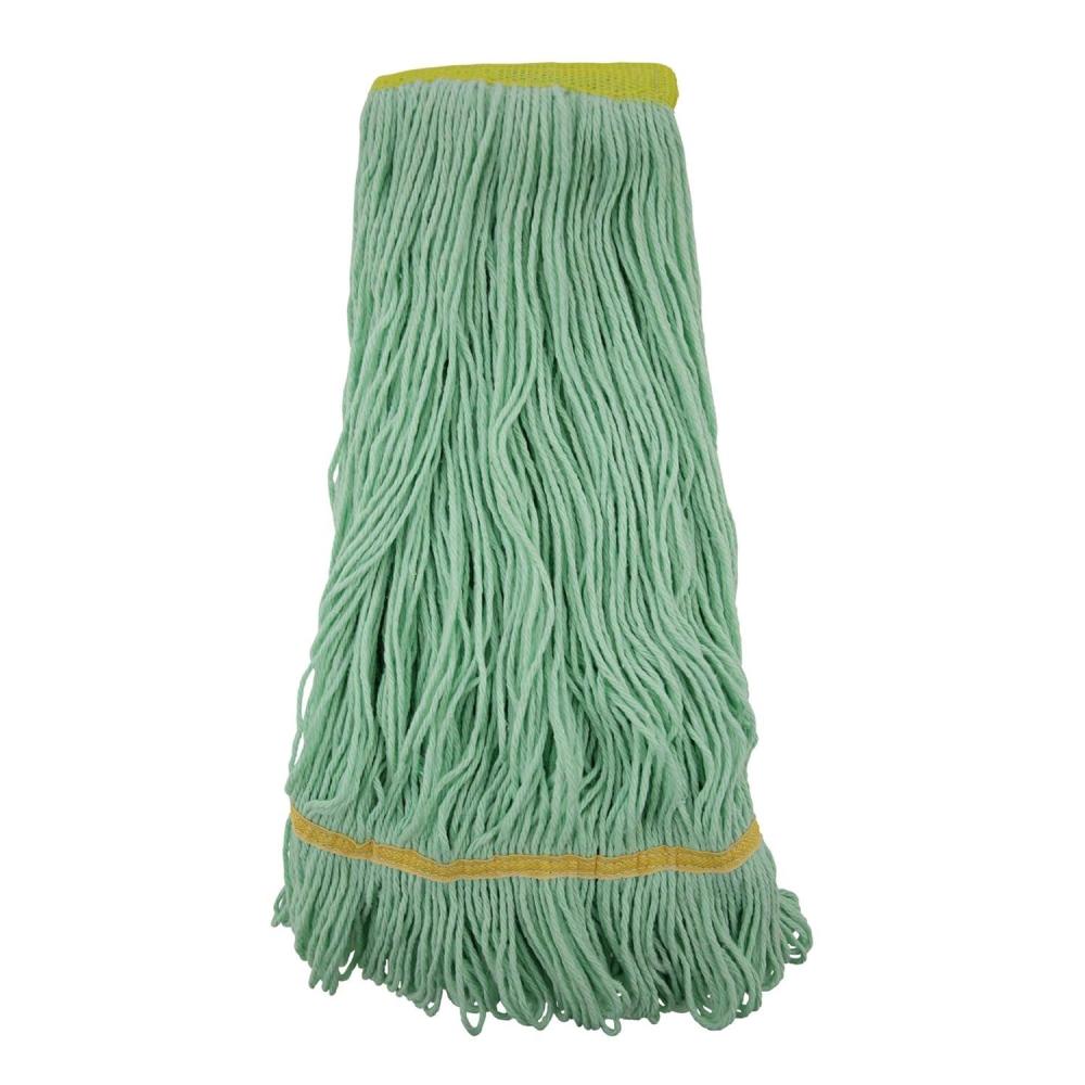 image:imageBoardwalk Ecomop LoopedEnd Mop Head Recycled Fibers Extra Large Size Green 12ct