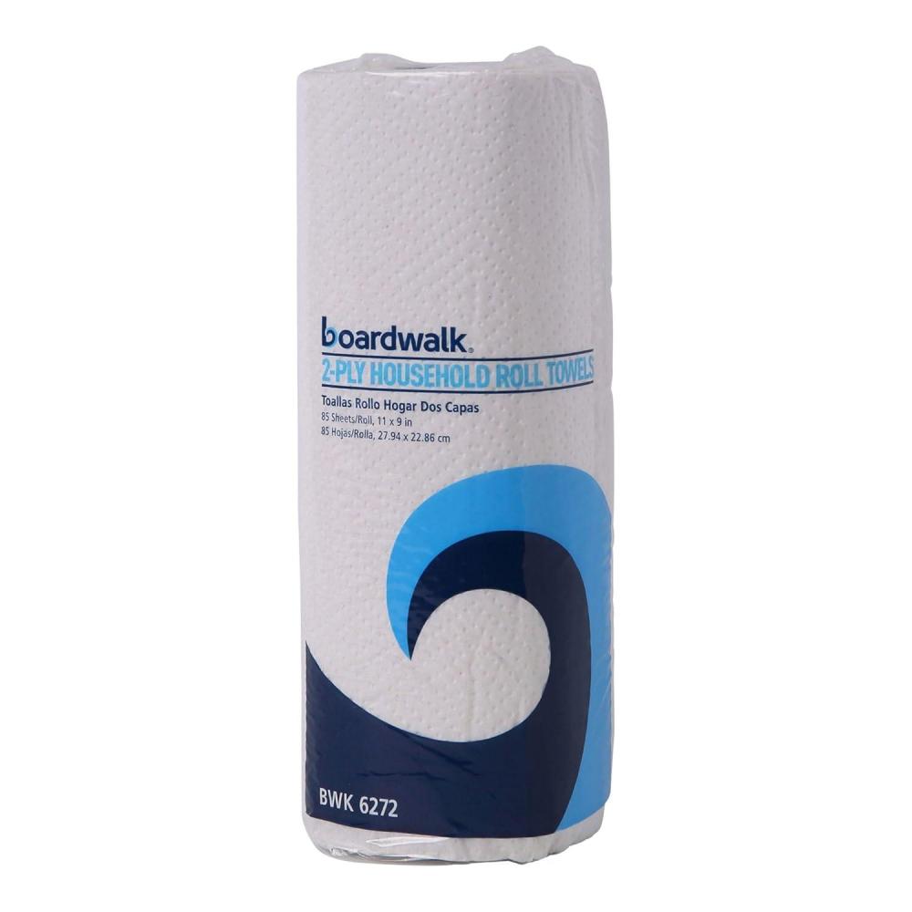 image:imageBoardwalk Kitchen Roll Towel 2Ply 11 X 9 White 85 Sheetsroll 30 RollsCarton