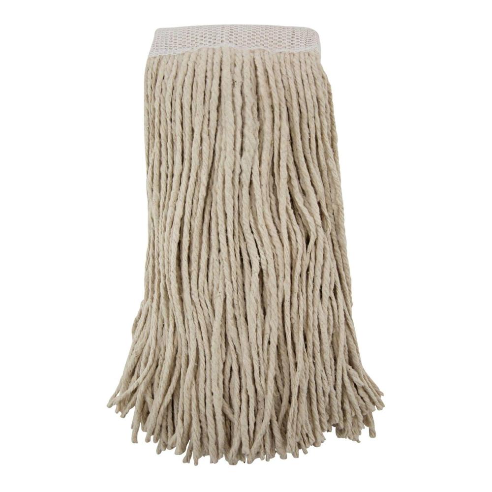 image:imageBoardwalk Mop Head Premium Saddleback Head Cotton Fiber 24 oz White 12Carton