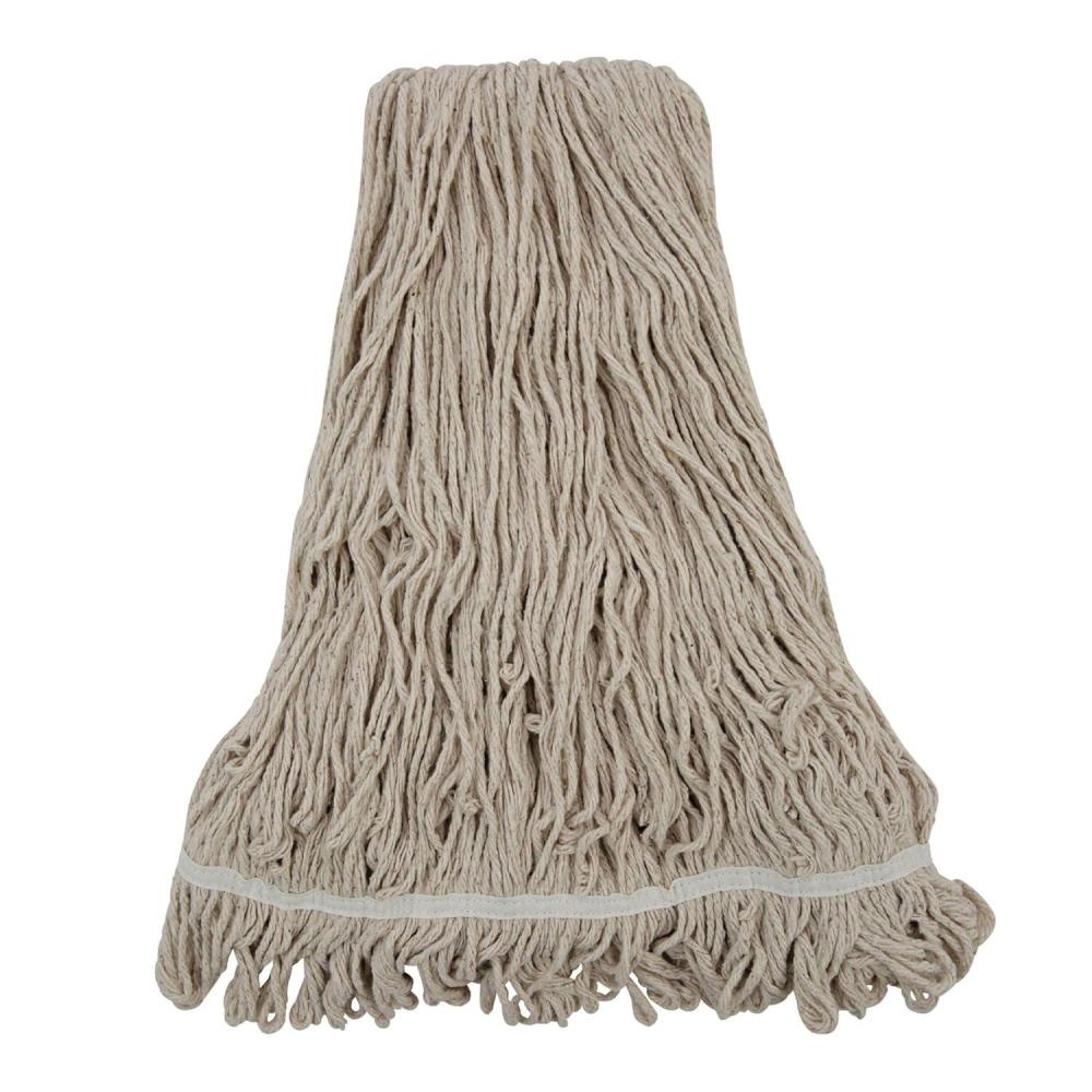 image:imageBoardwalk Mop Head Pro Loop WebTailband Premium Standard Head Cotton 32Oz White