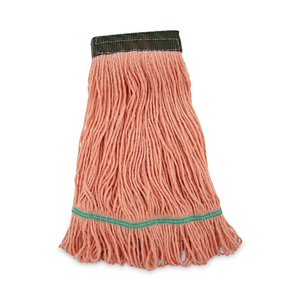 image:imageBoardwalk Super Loop Wet Mop Head CottonSynthetic Fiber 5 Headband Medium Size Orange 12Carton