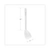 Boardwalk 528121 2 in. Cone Head Plastic Bowl Mops with 10 in. Handle – White (25-Piece/Carton)