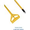 Boardwalk 5324C Cut-End Mop Kits #24 Natural 60-Inch Metal/Plastic Handle Yellow